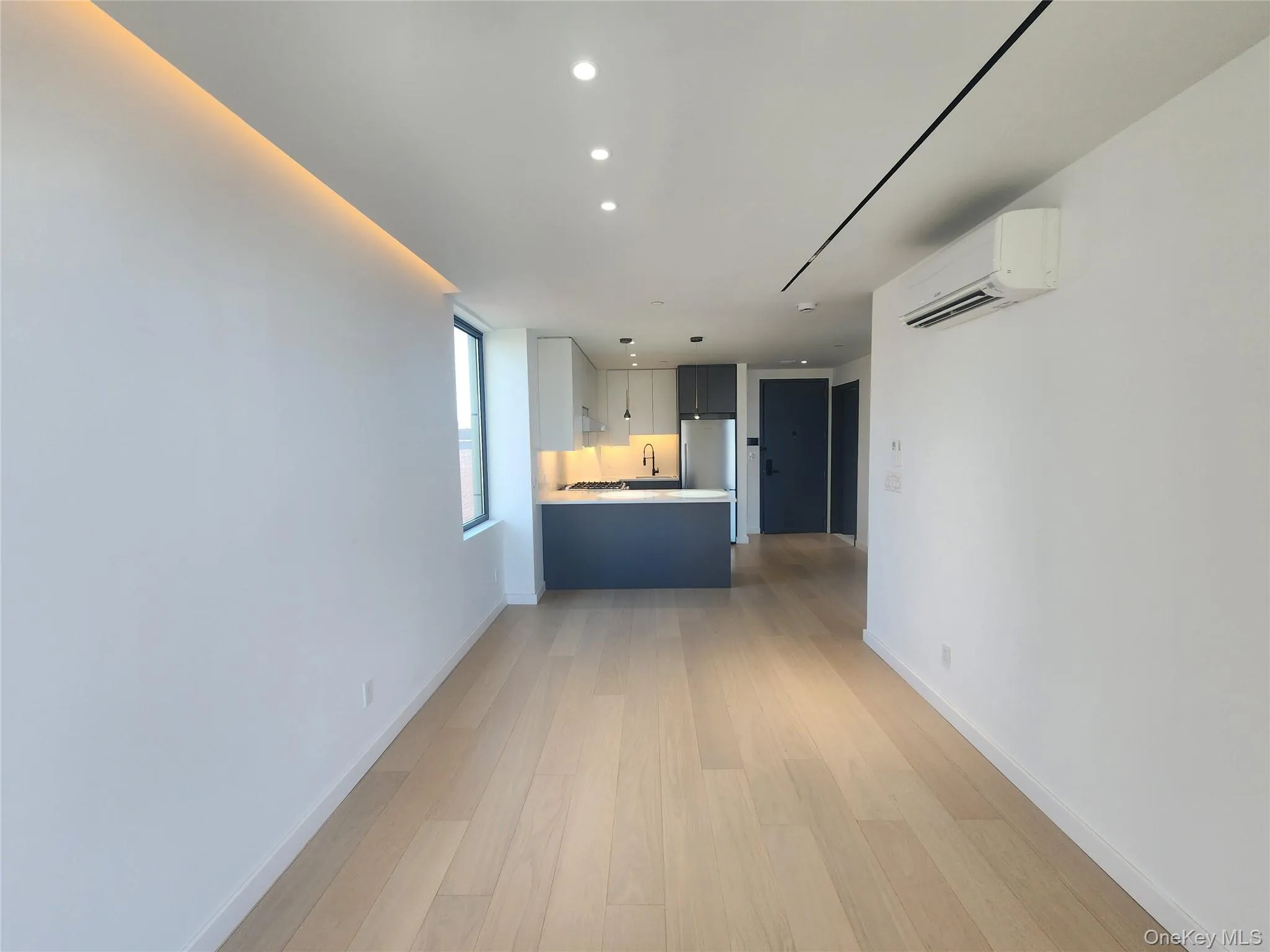 Large Living Room with ductless AC/heating units Large Living Room with ductless AC/heating units