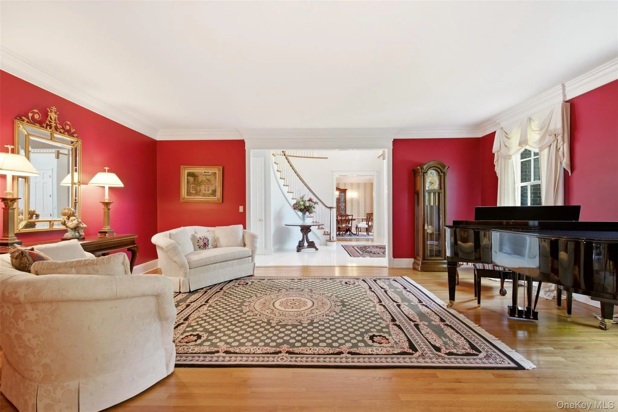 Music room off the entry foyer Music room off the entry foyer