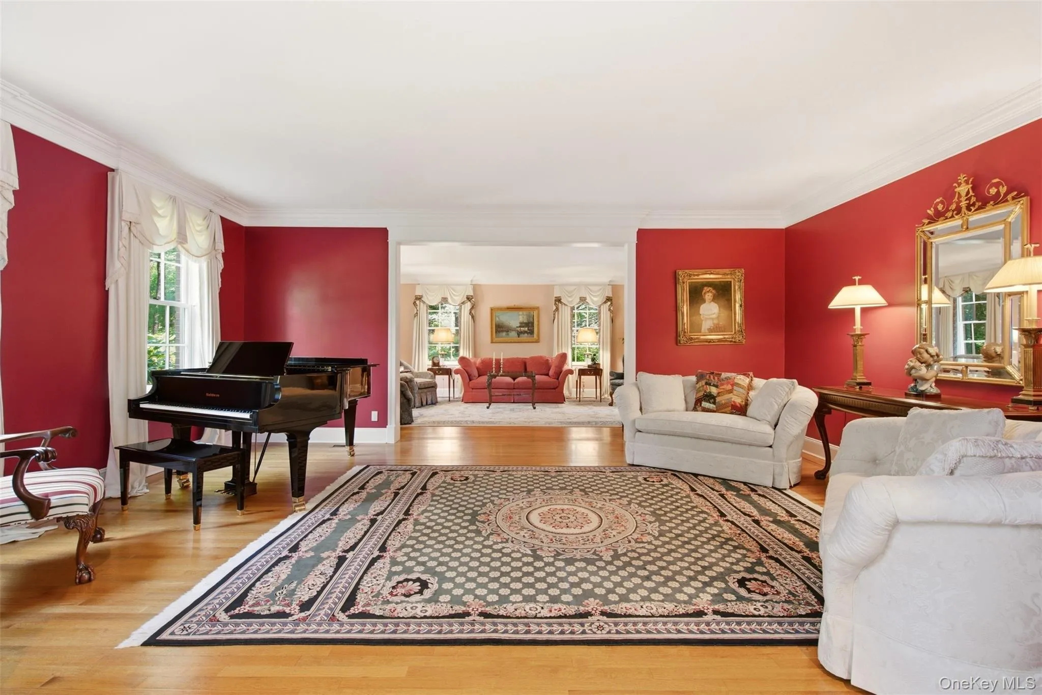 Music room flows into the Living Room Music room flows into the Living Room