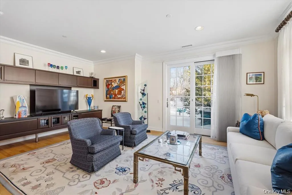 Living Room with view to expansive private patio Living Room with view to expansive private patio