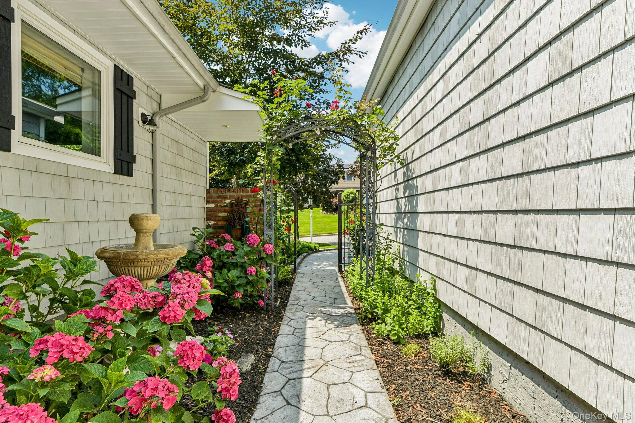 Courtyard Entry heading from Front Door Courtyard Entry heading from Front Door