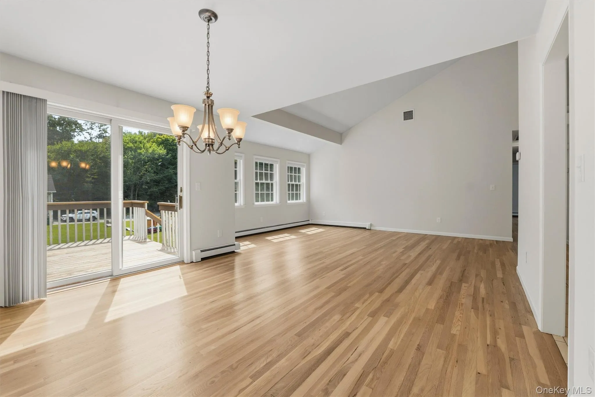 Dining Room with Slider to Deck Dining Room with Slider to Deck
