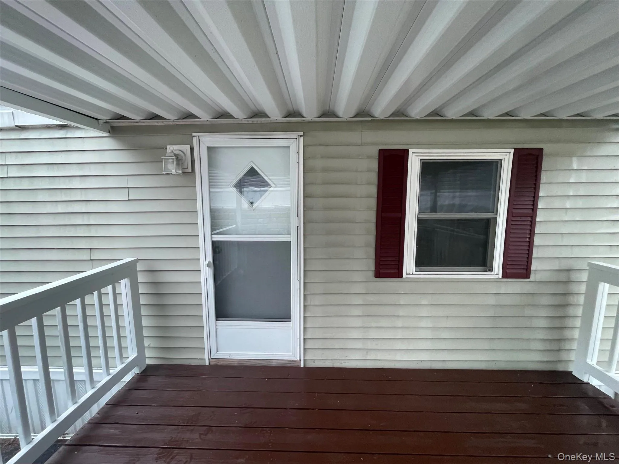 Porch With Awning and Storm Door Porch With Awning and Storm Door