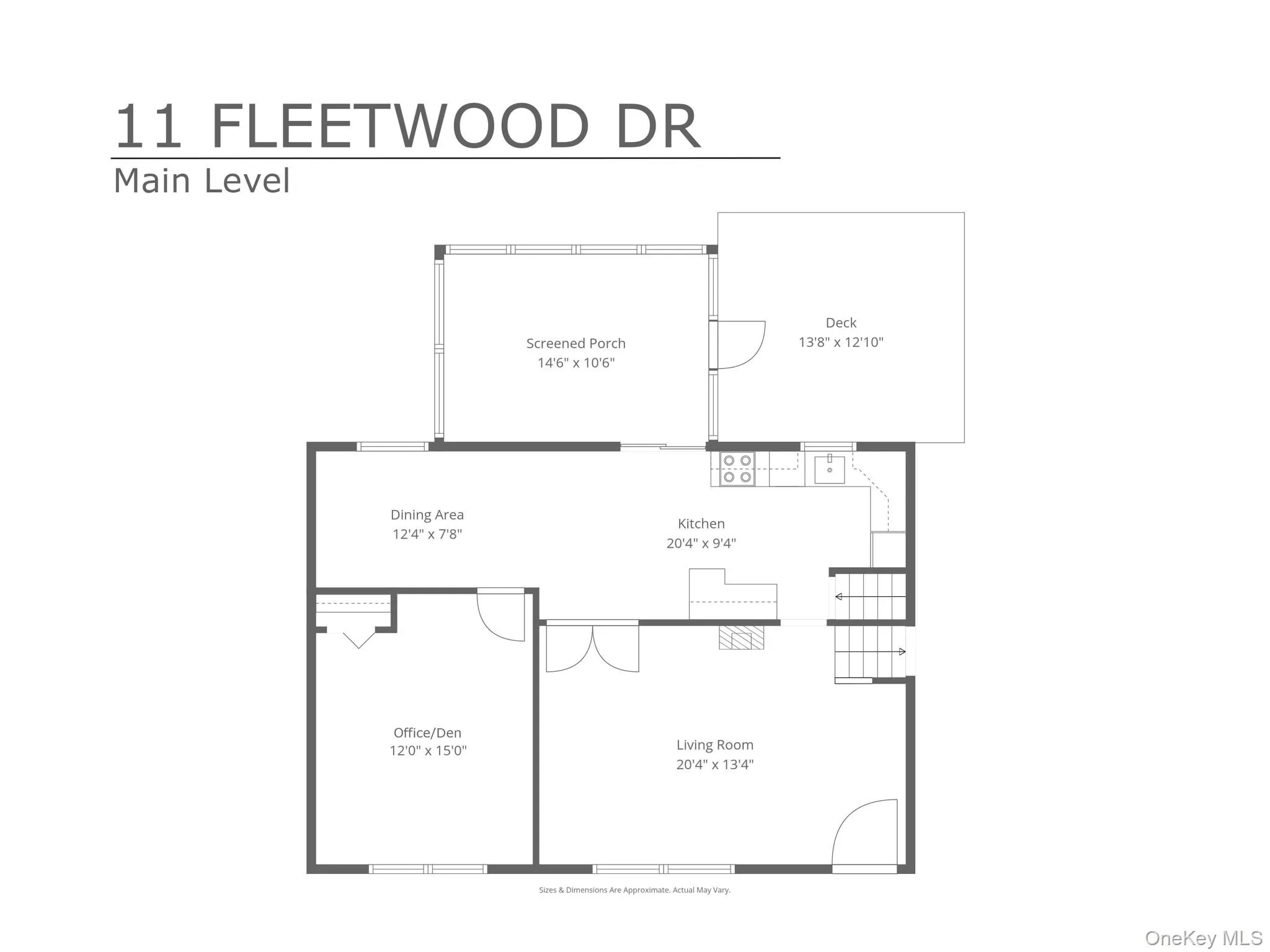 Main level floorplan Main level floorplan