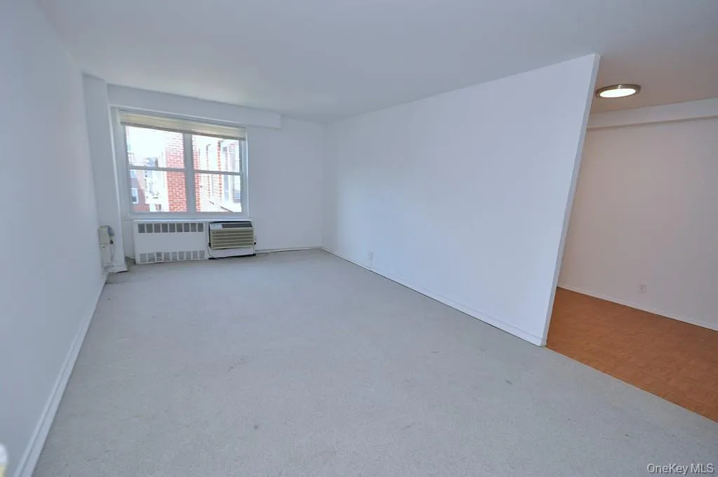 The living room has covered parquet floors, Western exposures. The living area is approx. 20'-11" x 11'-7" The living room has covered parquet floors, Western exposures. The living area is approx. 20'-11" x 11'-7"