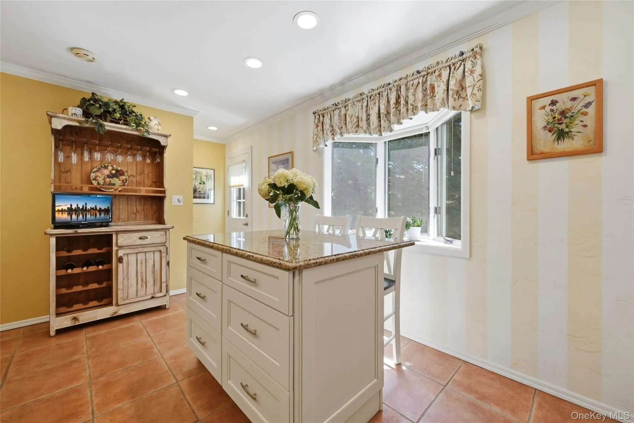 kitchen into side door and stairwell to basement kitchen into side door and stairwell to basement