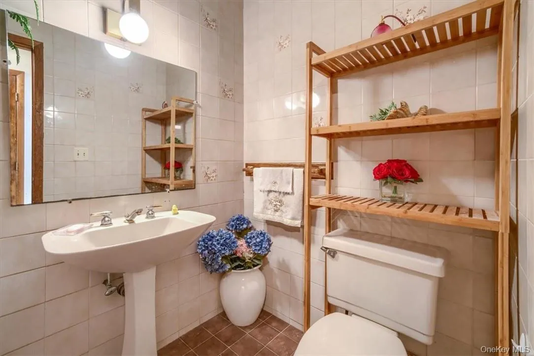 The powder room is on the main floor. The powder room is on the main floor.