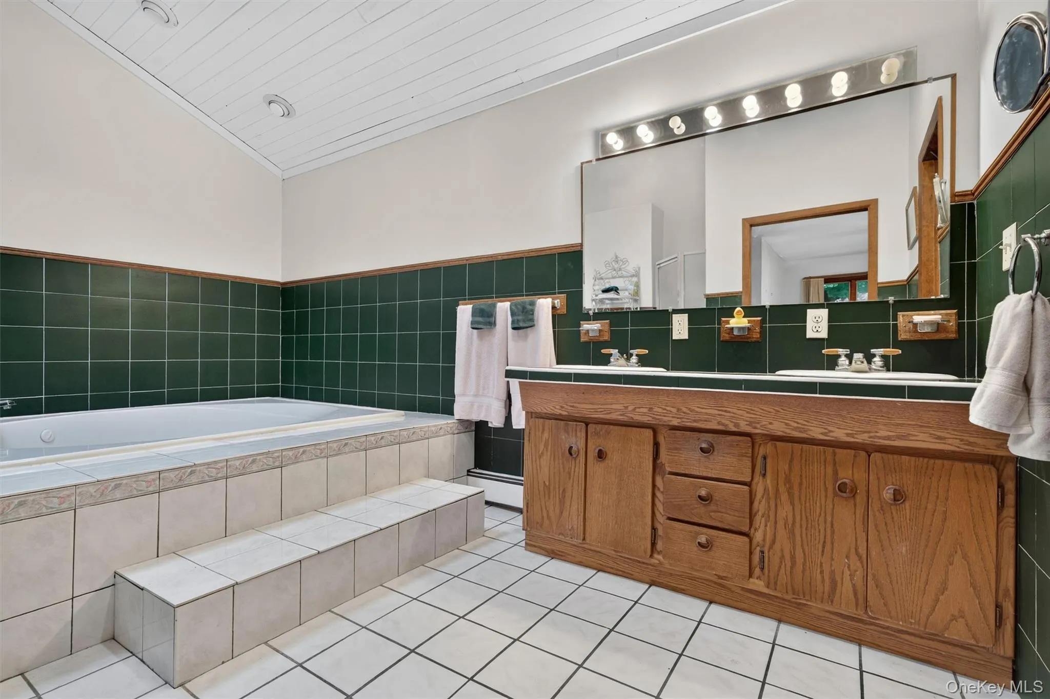 The giant primary bathroom has the footprint to make it what you want. The giant primary bathroom has the footprint to make it what you want.
