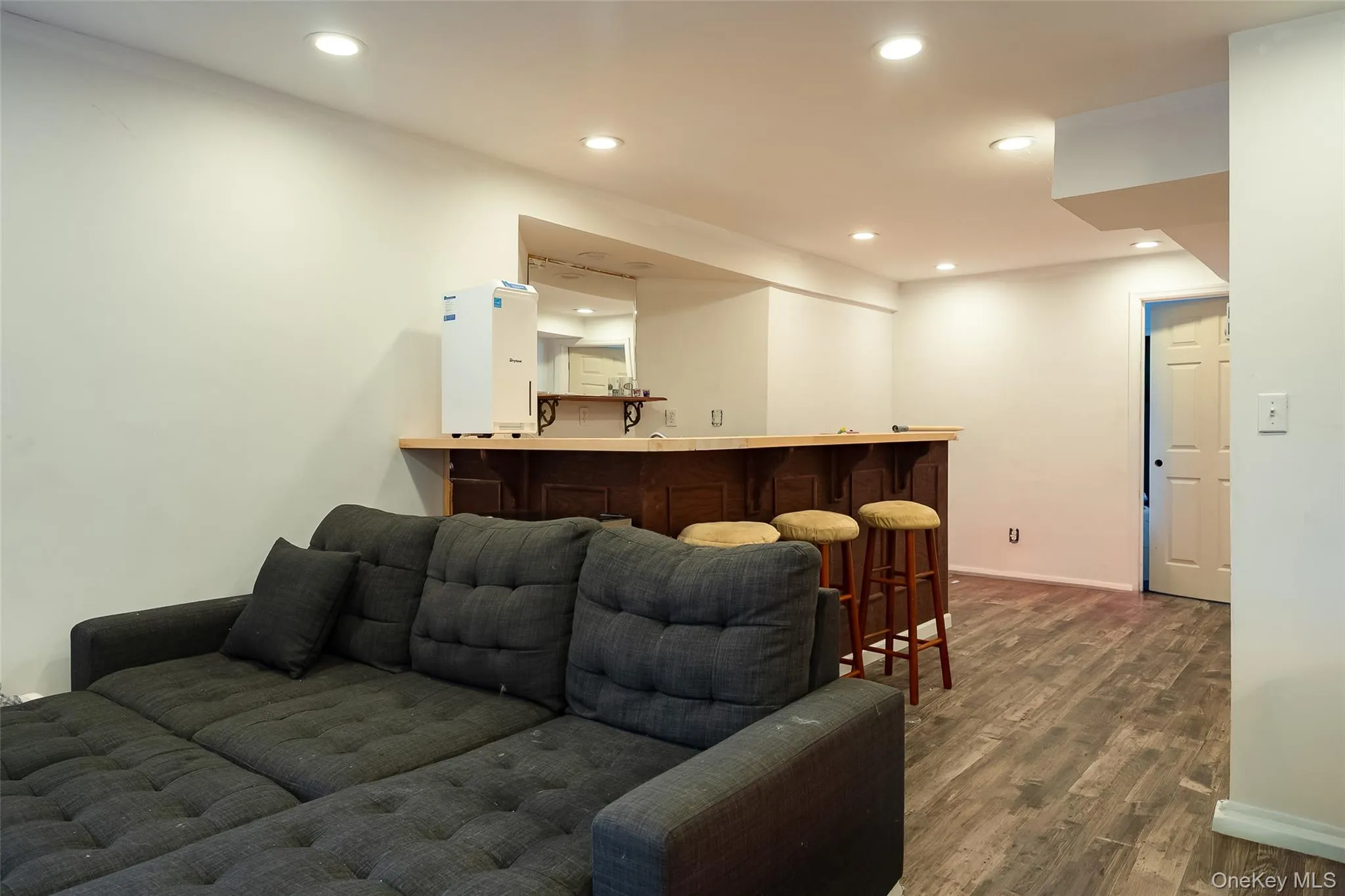 In lower living level In lower living level