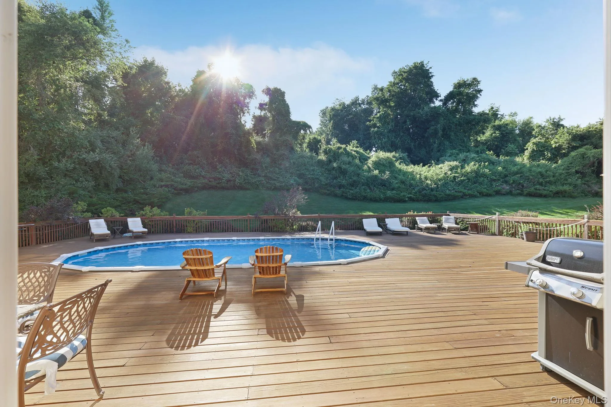 Stunning Oversized deck surrounding Pool Stunning Oversized deck surrounding Pool