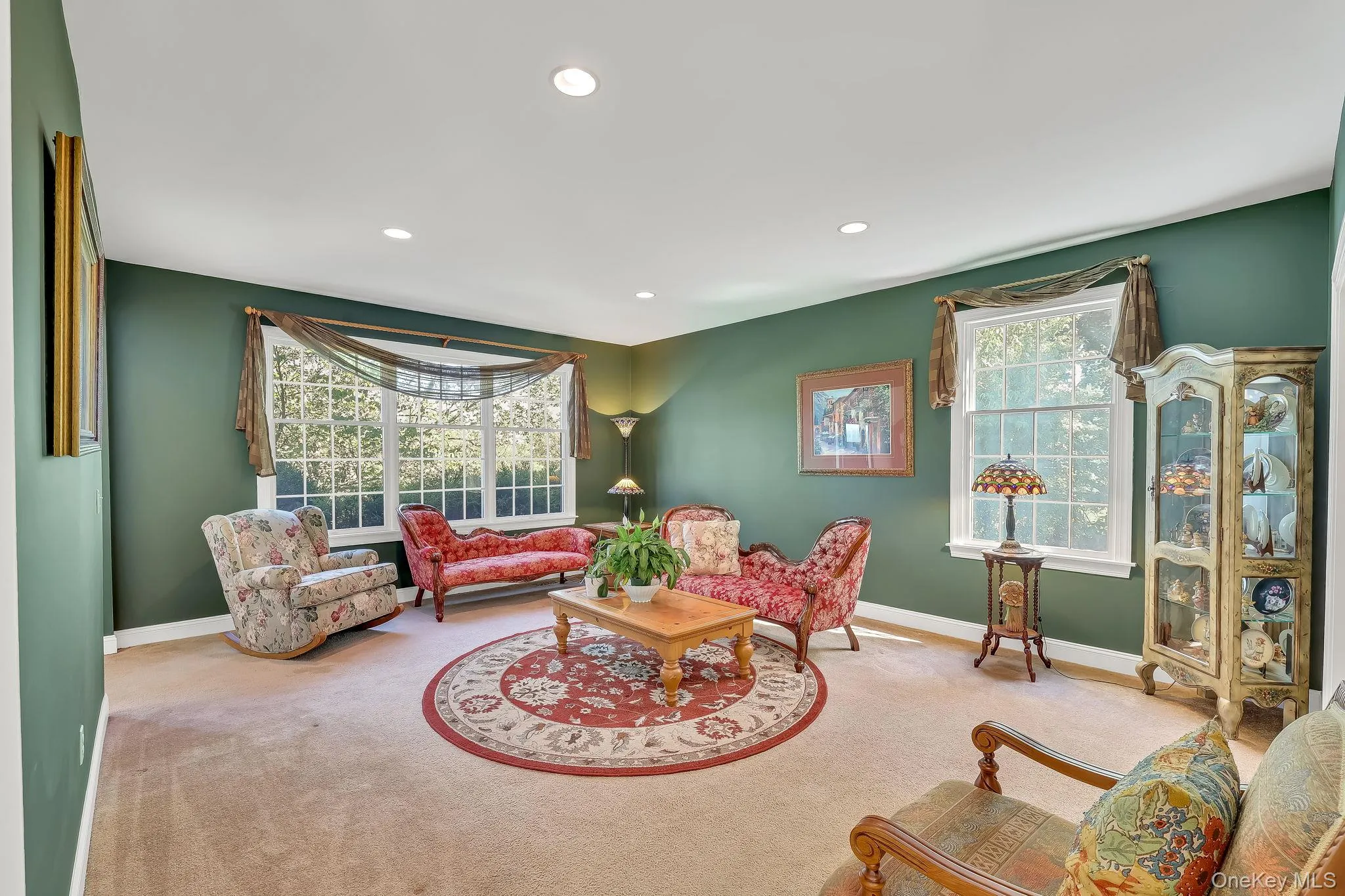 Formal Living Room, carpeted and recessed lighting Formal Living Room, carpeted and recessed lighting