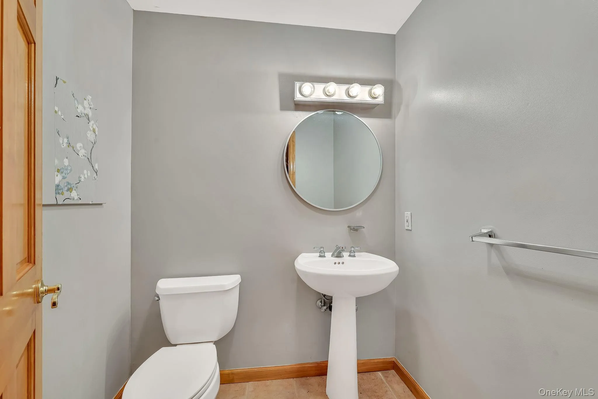Powder Room off of Recreation Room Powder Room off of Recreation Room
