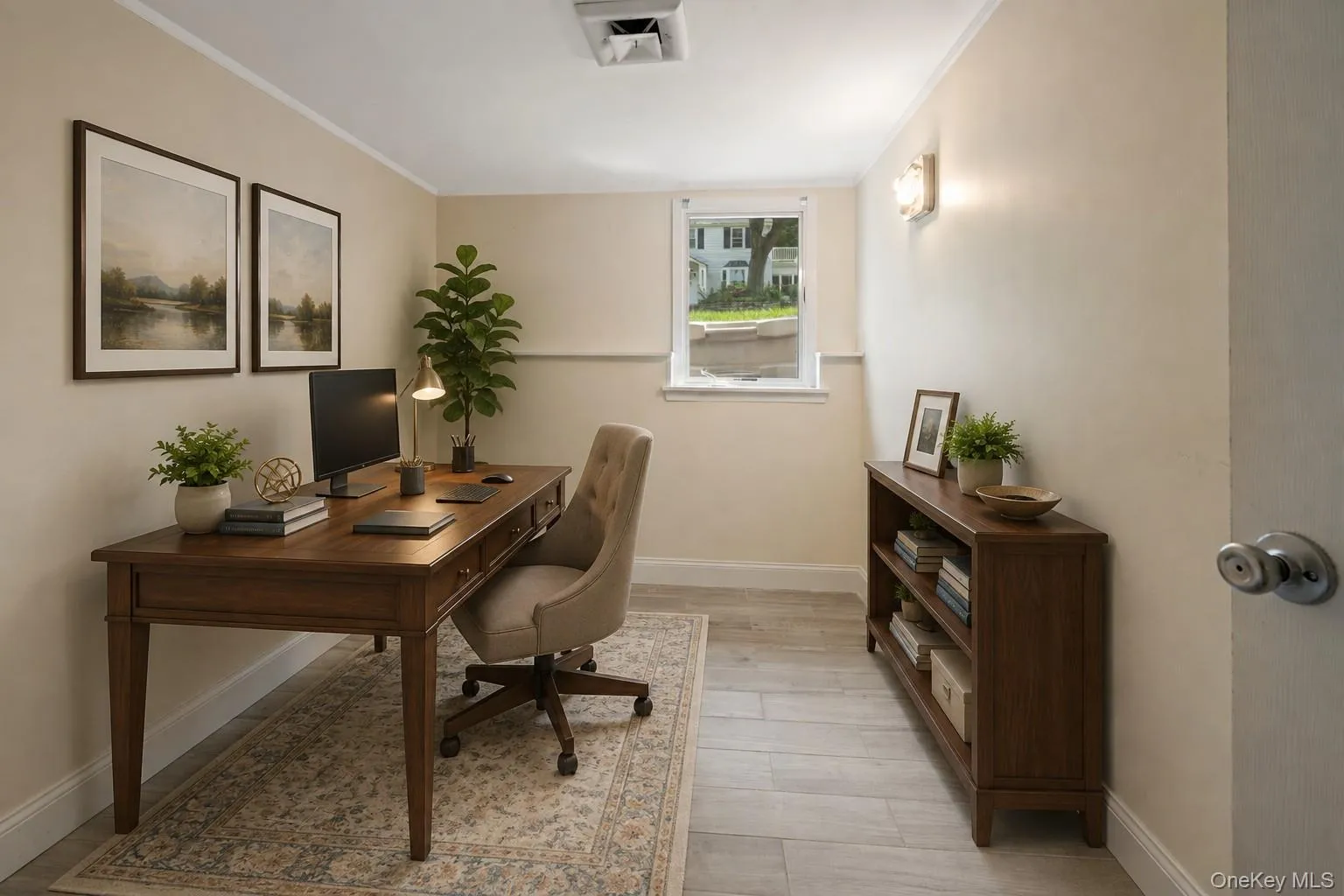 Virtually Staged Bonus Room - Home Office Virtually Staged Bonus Room - Home Office