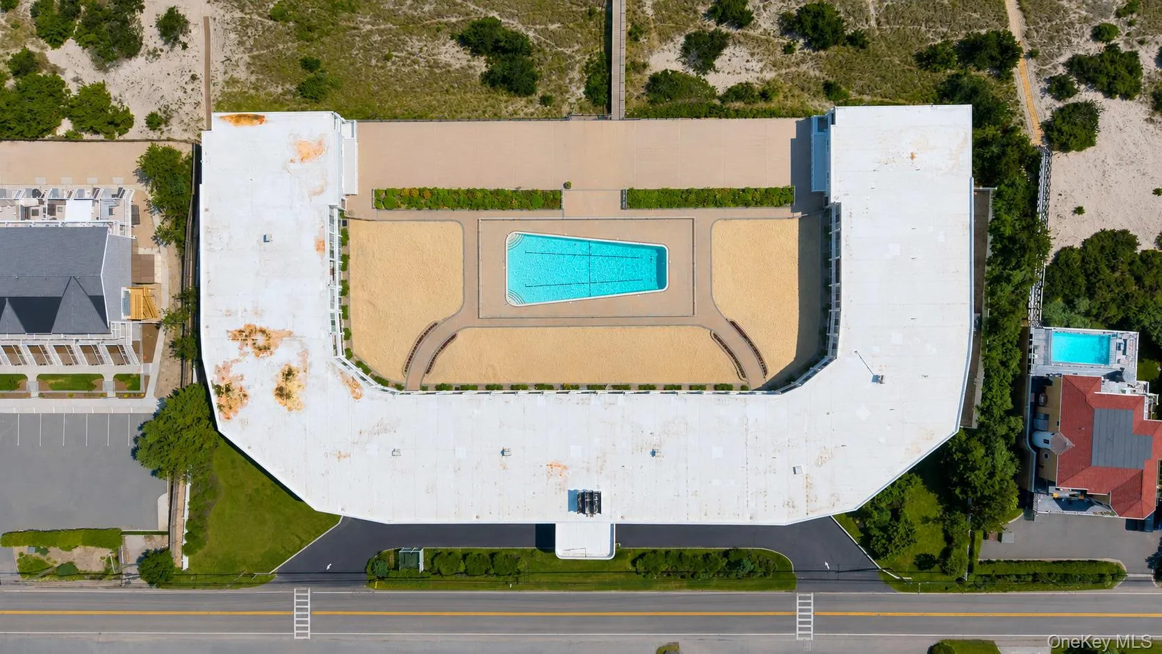 Ariel View of Westhampton House Ariel View of Westhampton House