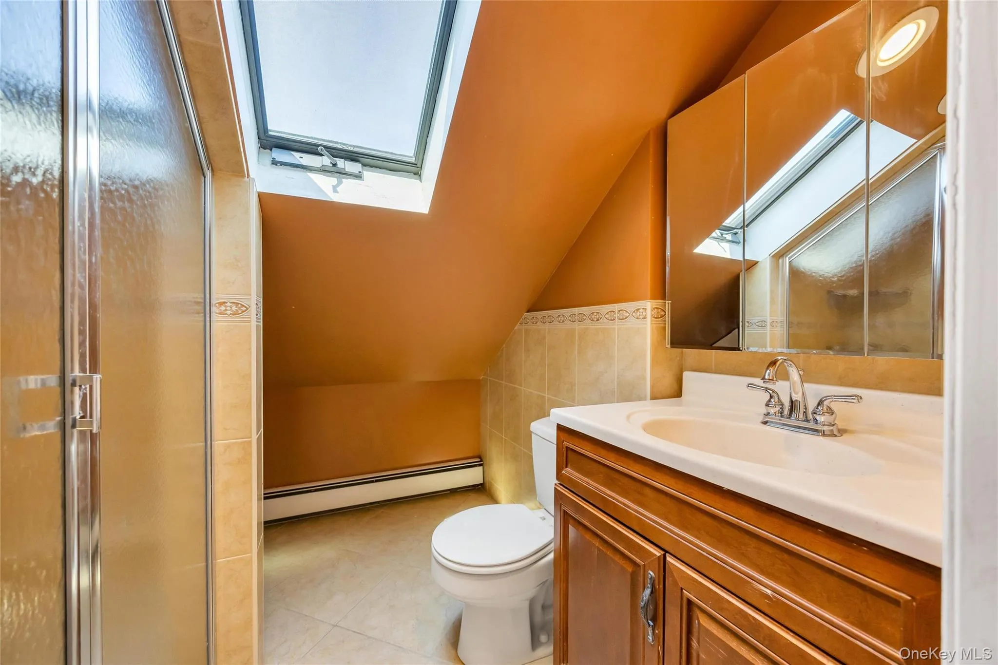 Second Floor Bathroom with shower stall Second Floor Bathroom with shower stall