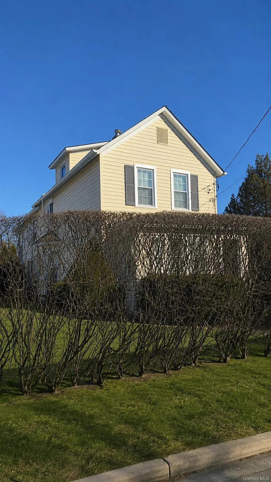 Corner Side view - beautiful mature hedges for privacy Corner Side view - beautiful mature hedges for privacy