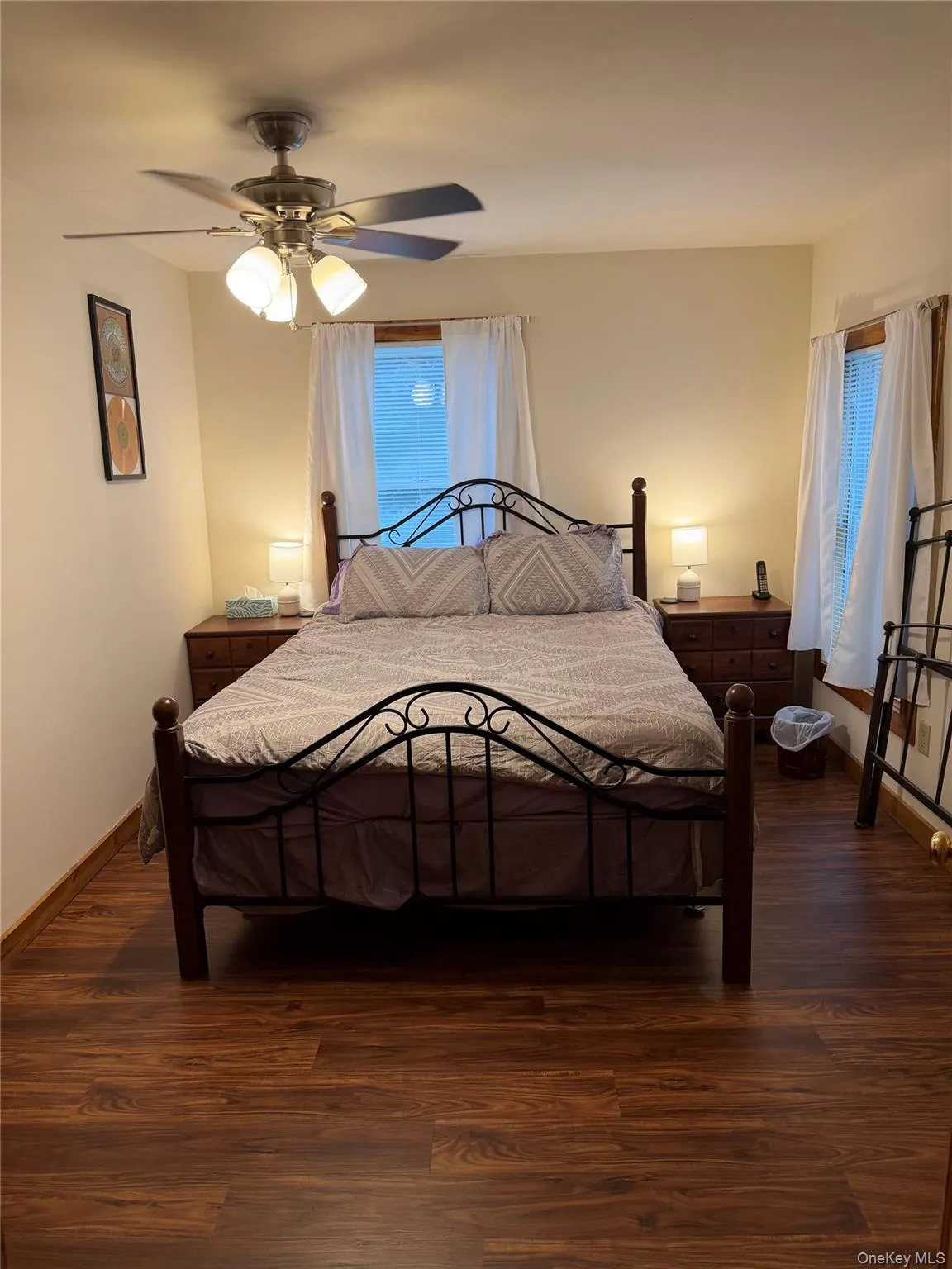 Third bedroom with uniquely crafted closet. Third bedroom with uniquely crafted closet.