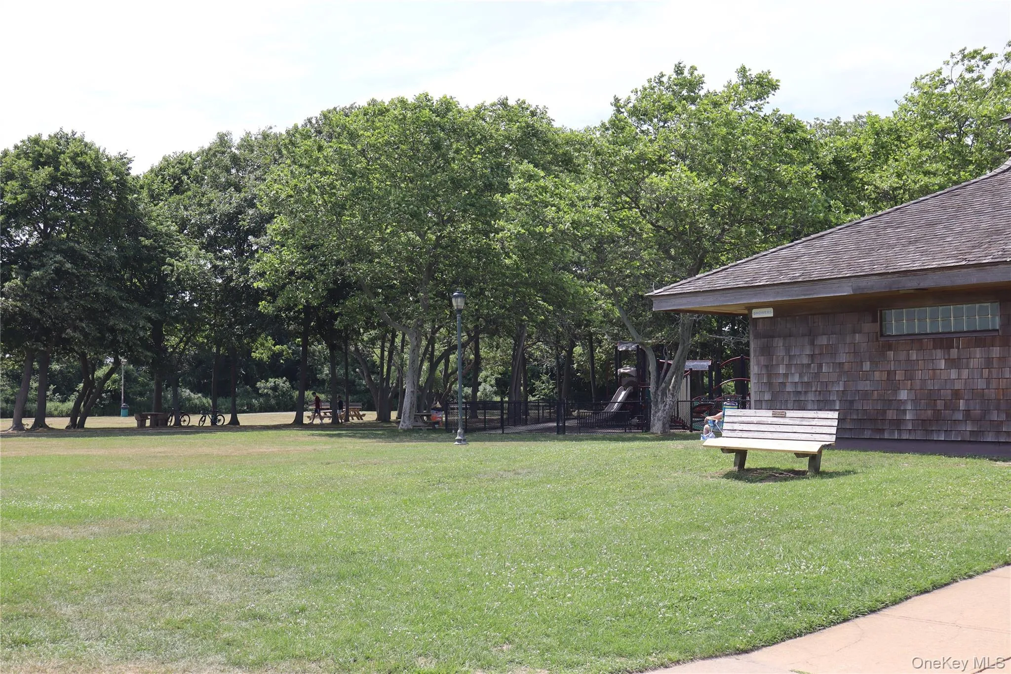 Town green space and playground Town green space and playground