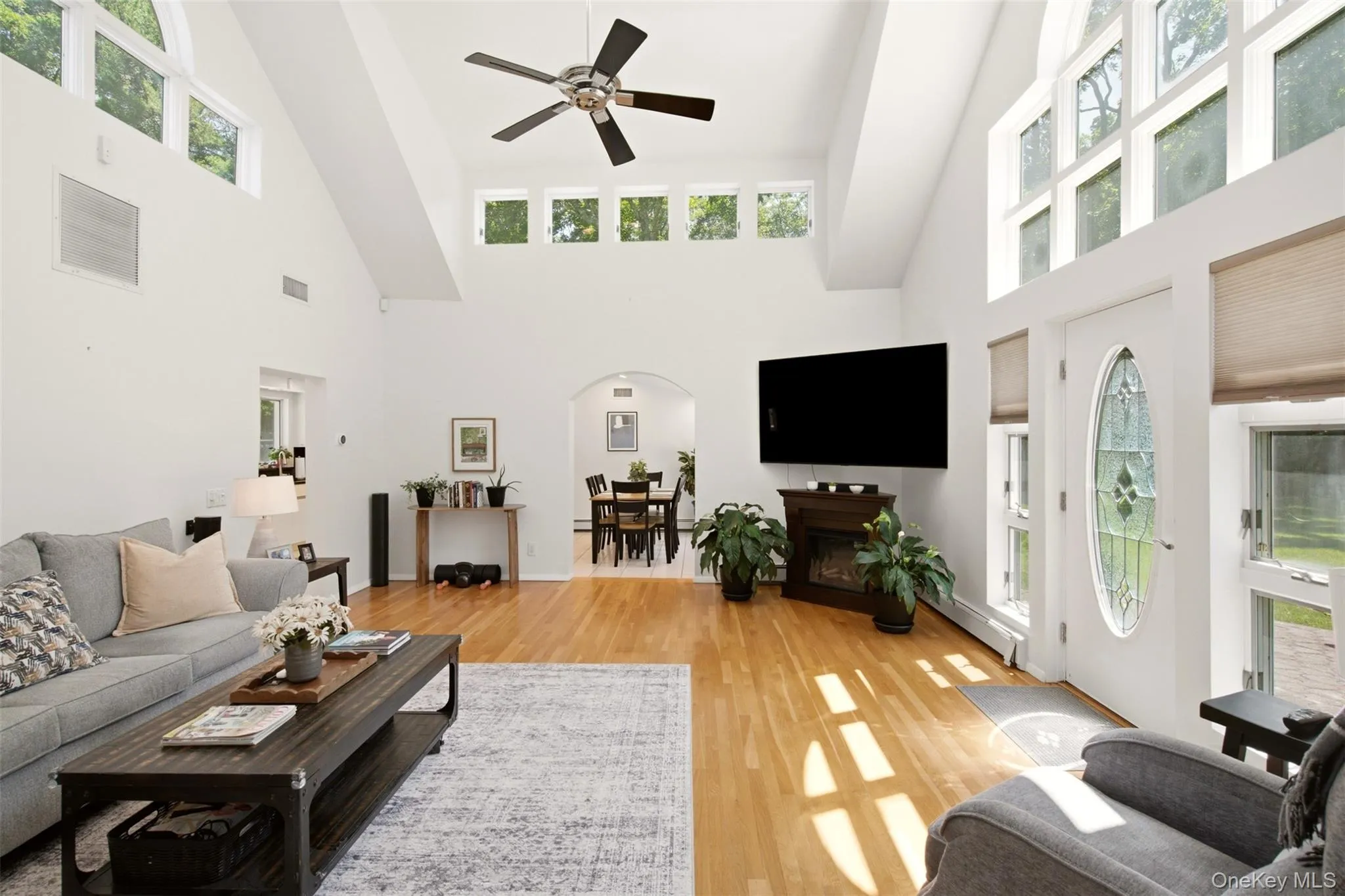 Living Room W/ Cathedral Ceilings Living Room W/ Cathedral Ceilings