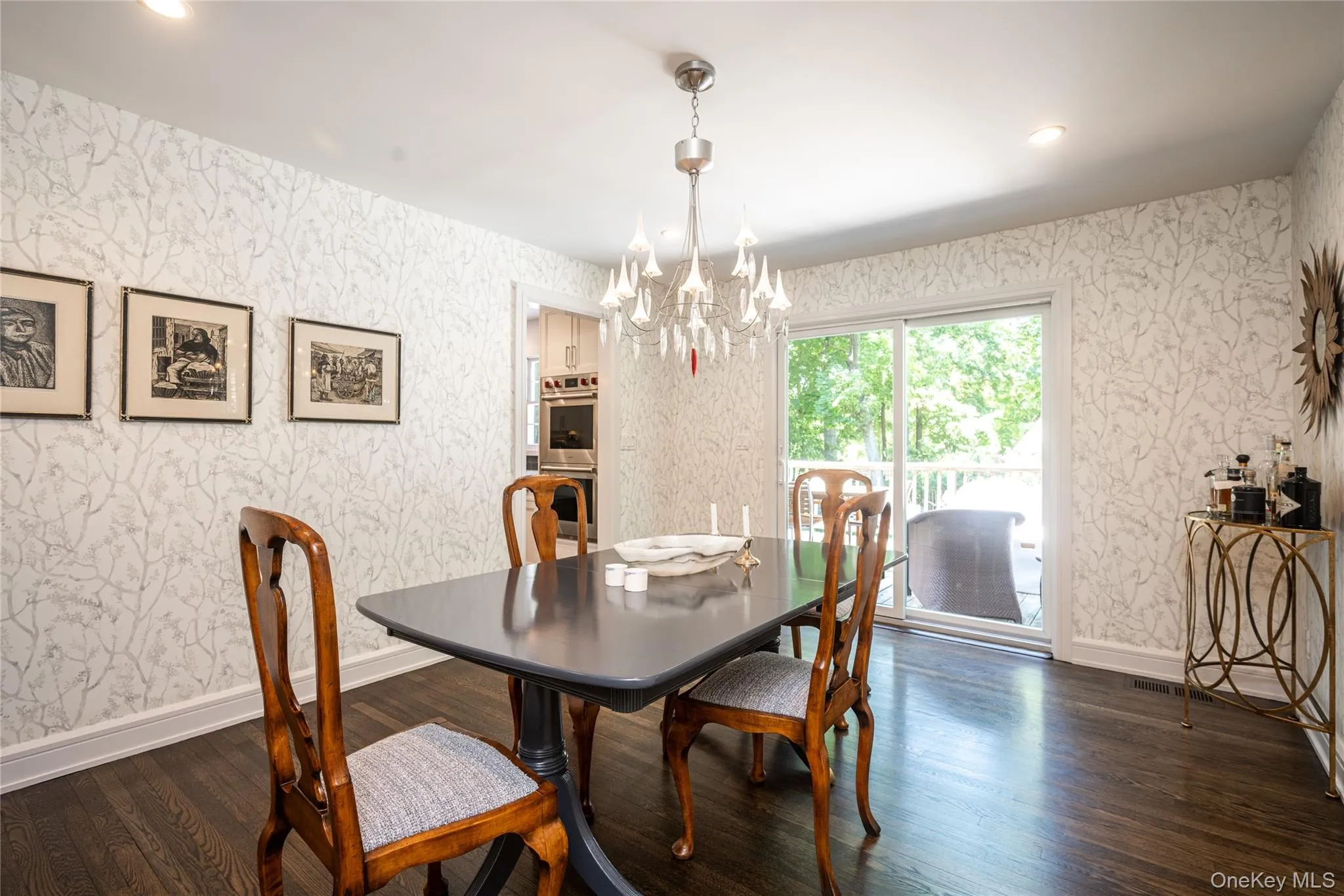 Formal Dining Room with Sliding Glass Doors to Deck Formal Dining Room with Sliding Glass Doors to Deck