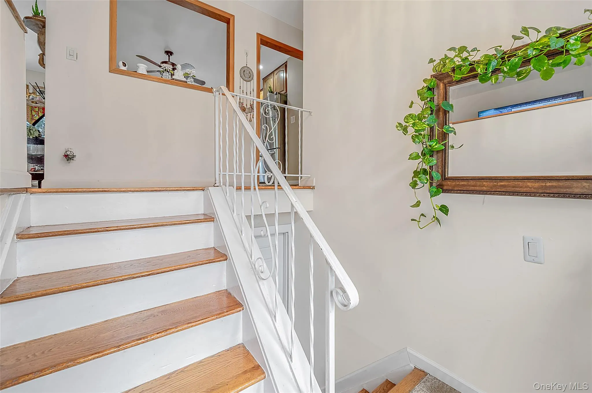 Stairs to Lower level living space Stairs to Lower level living space
