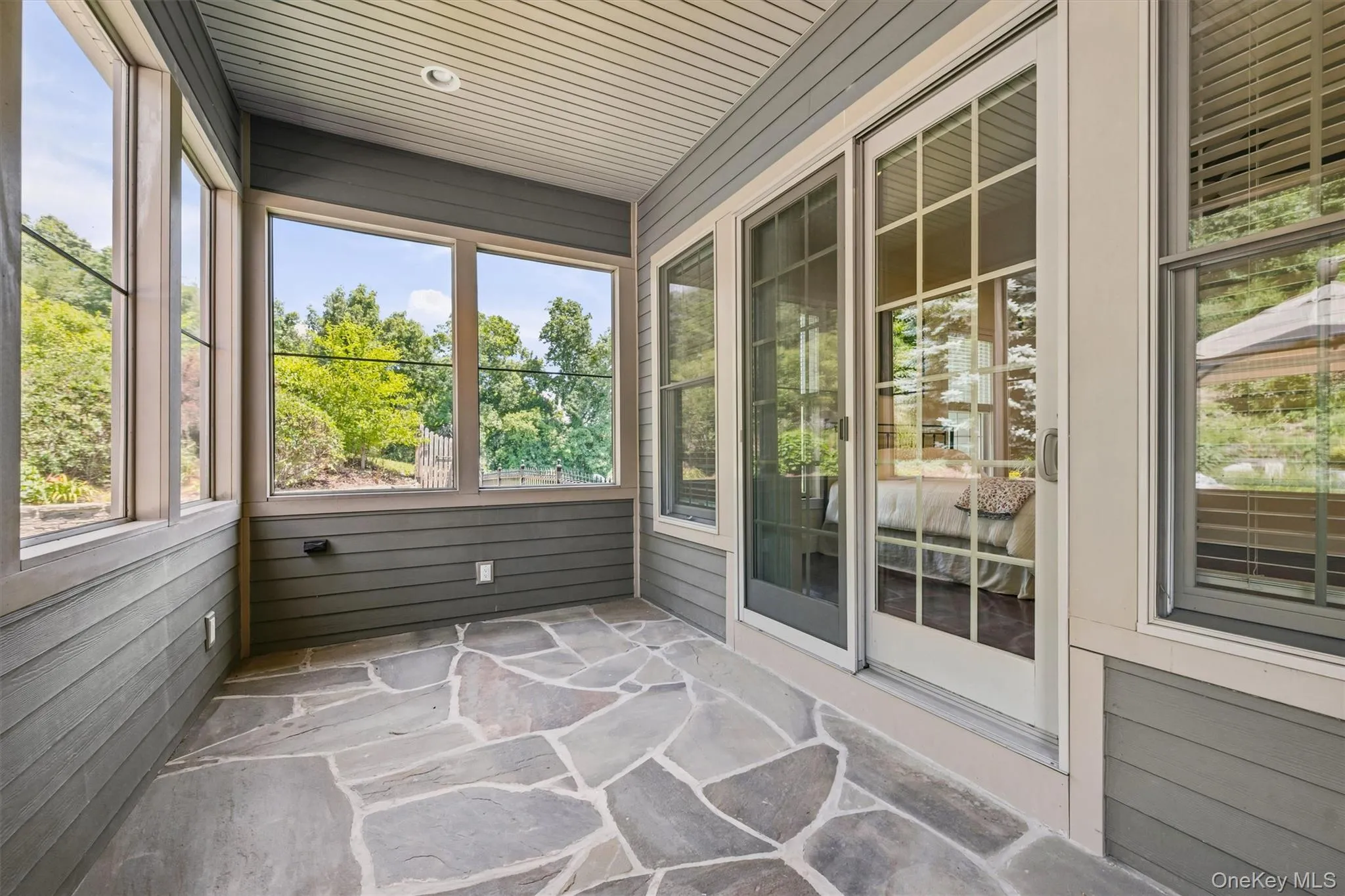 Screened porch off primary suite Screened porch off primary suite