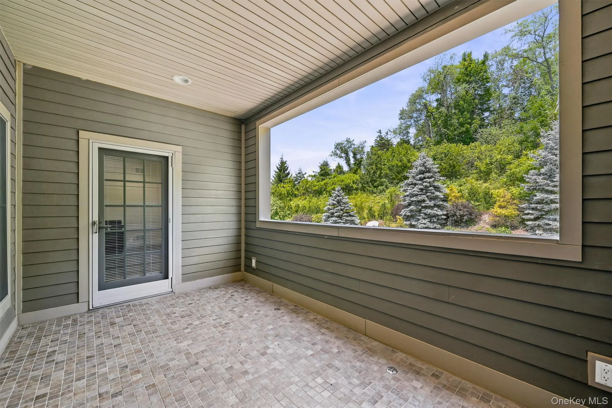 Porch off office and one bedroom Porch off office and one bedroom