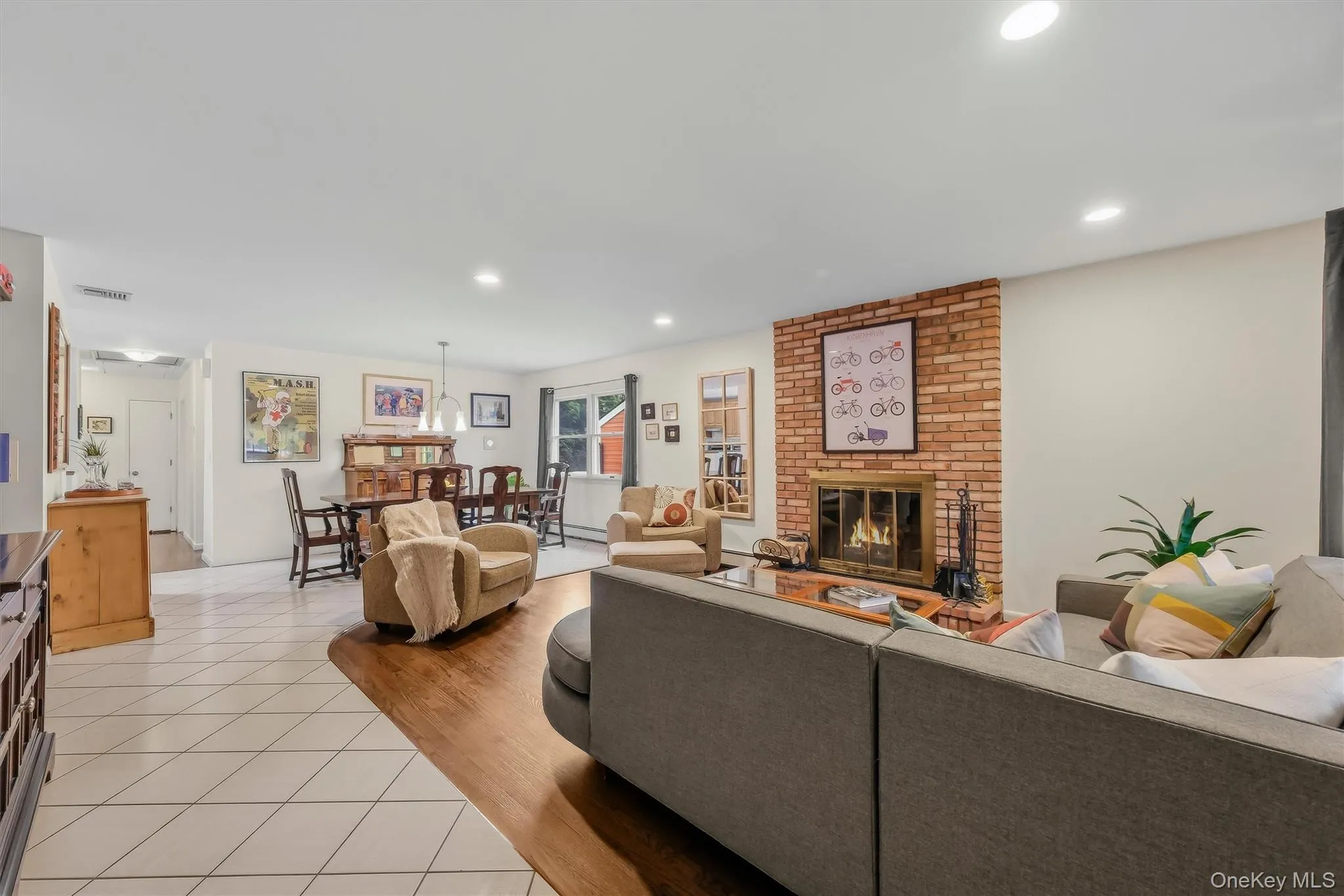 Expansive, open living room and dining area. Expansive, open living room and dining area.