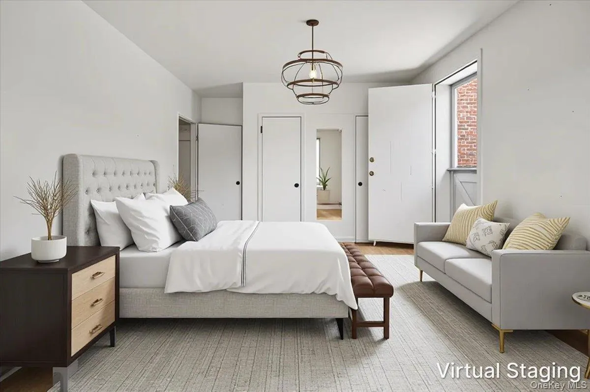 Main bedroom virtually staged Main bedroom virtually staged