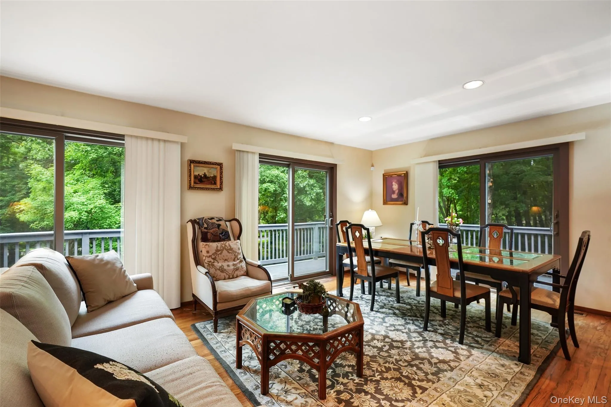 Dining room area and formal living room Dining room area and formal living room