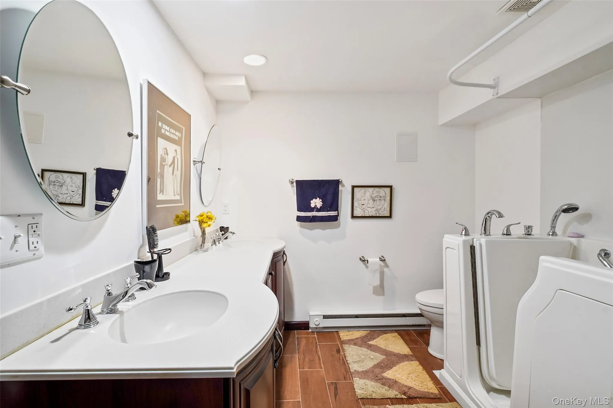 Full bath with ADA compliant walk in tub on entry level Full bath with ADA compliant walk in tub on entry level