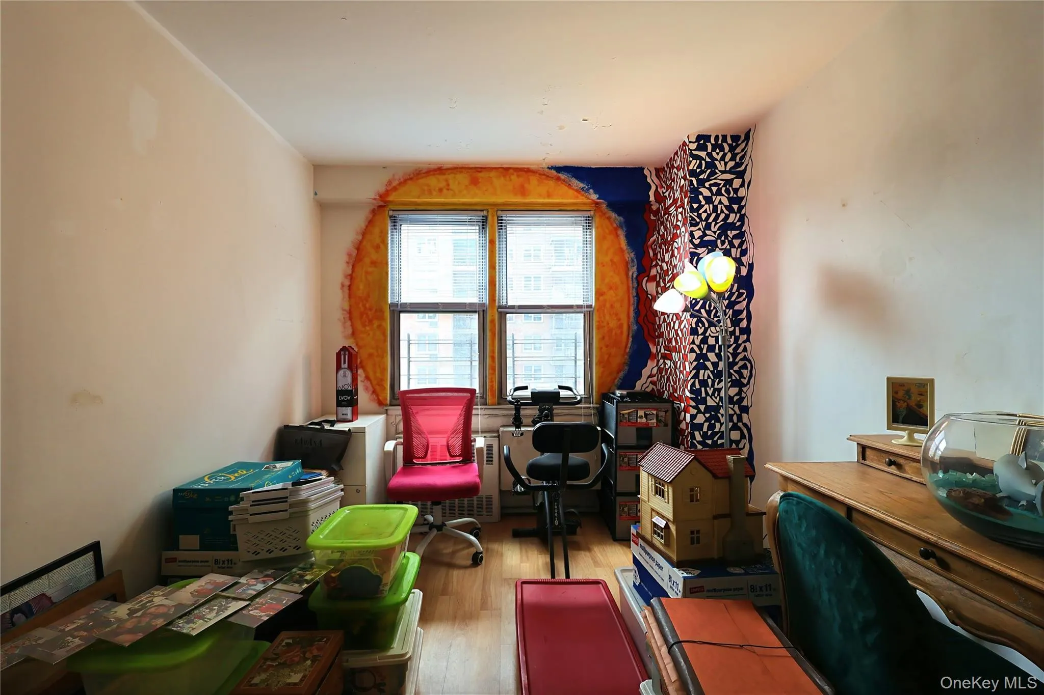 Second bedroom is an artist's dream Second bedroom is an artist's dream