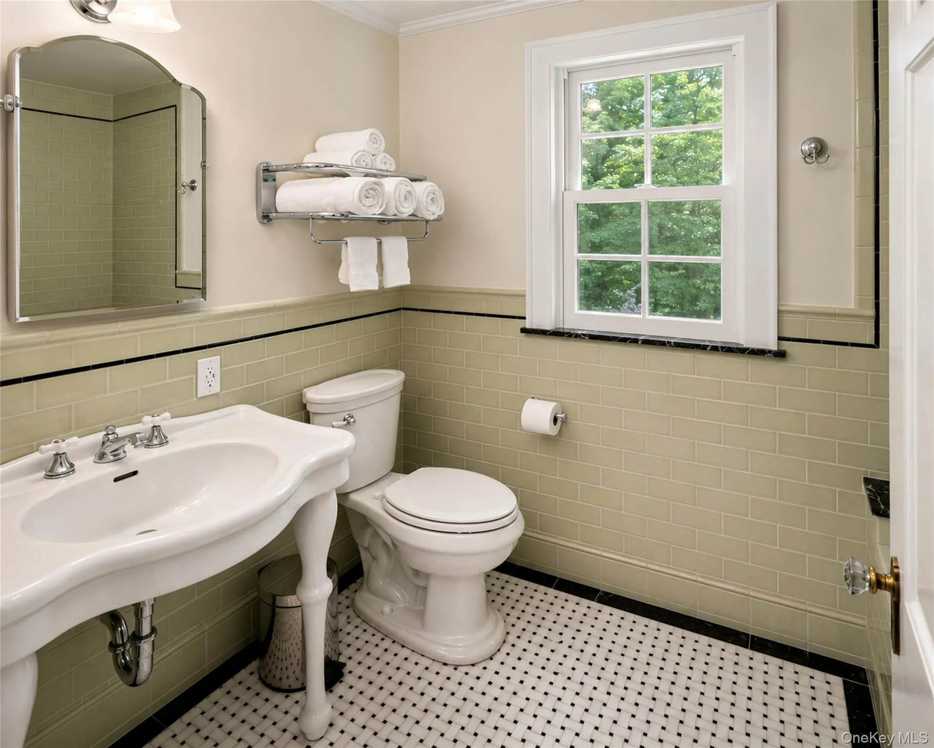 The hall bath on the second floor has been renovated The hall bath on the second floor has been renovated