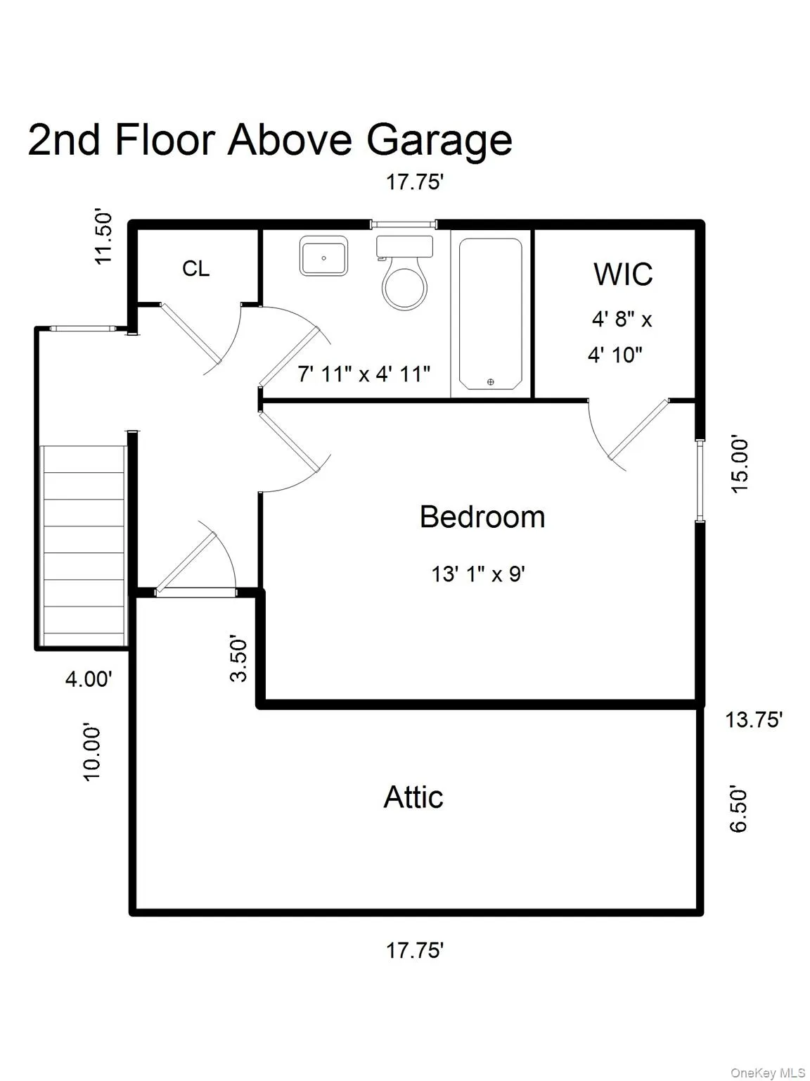 Second Floor over the garage Second Floor over the garage