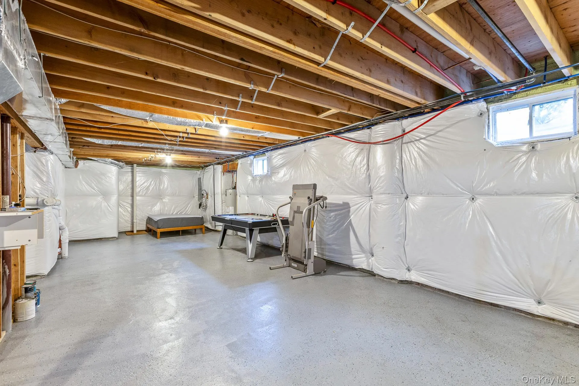 Tremendous unfinished basement featuring insulated walls Tremendous unfinished basement featuring insulated walls
