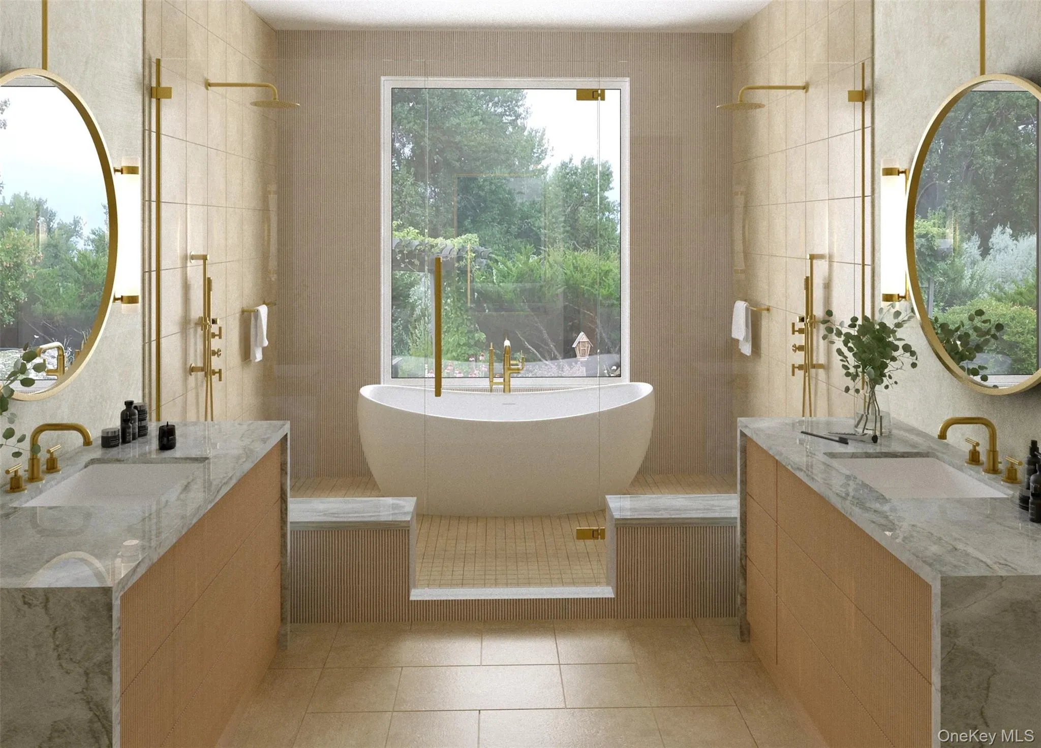 Rendering - Primary Bath Rendering - Primary Bath
