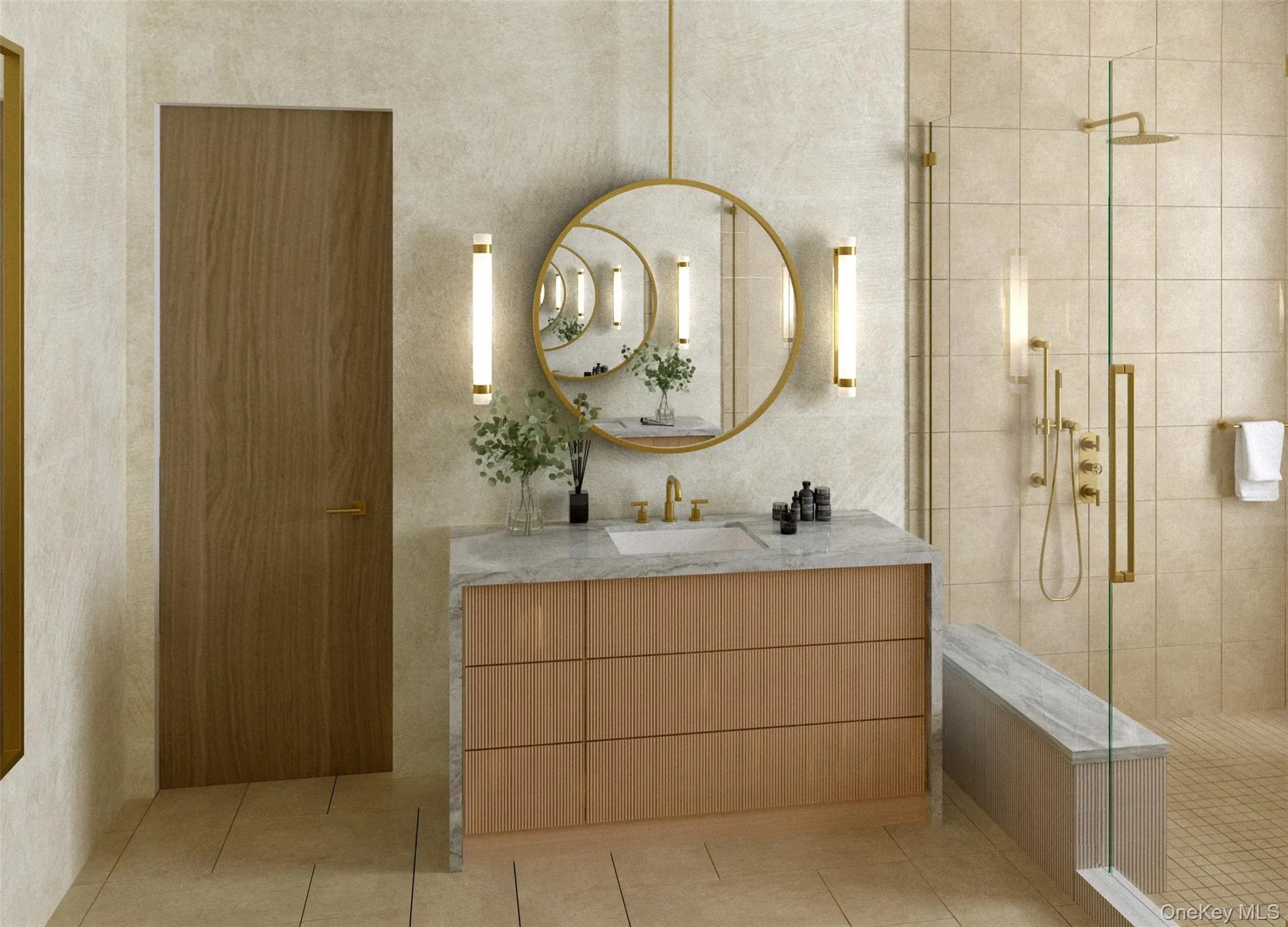 Rendering - Primary Bath Rendering - Primary Bath