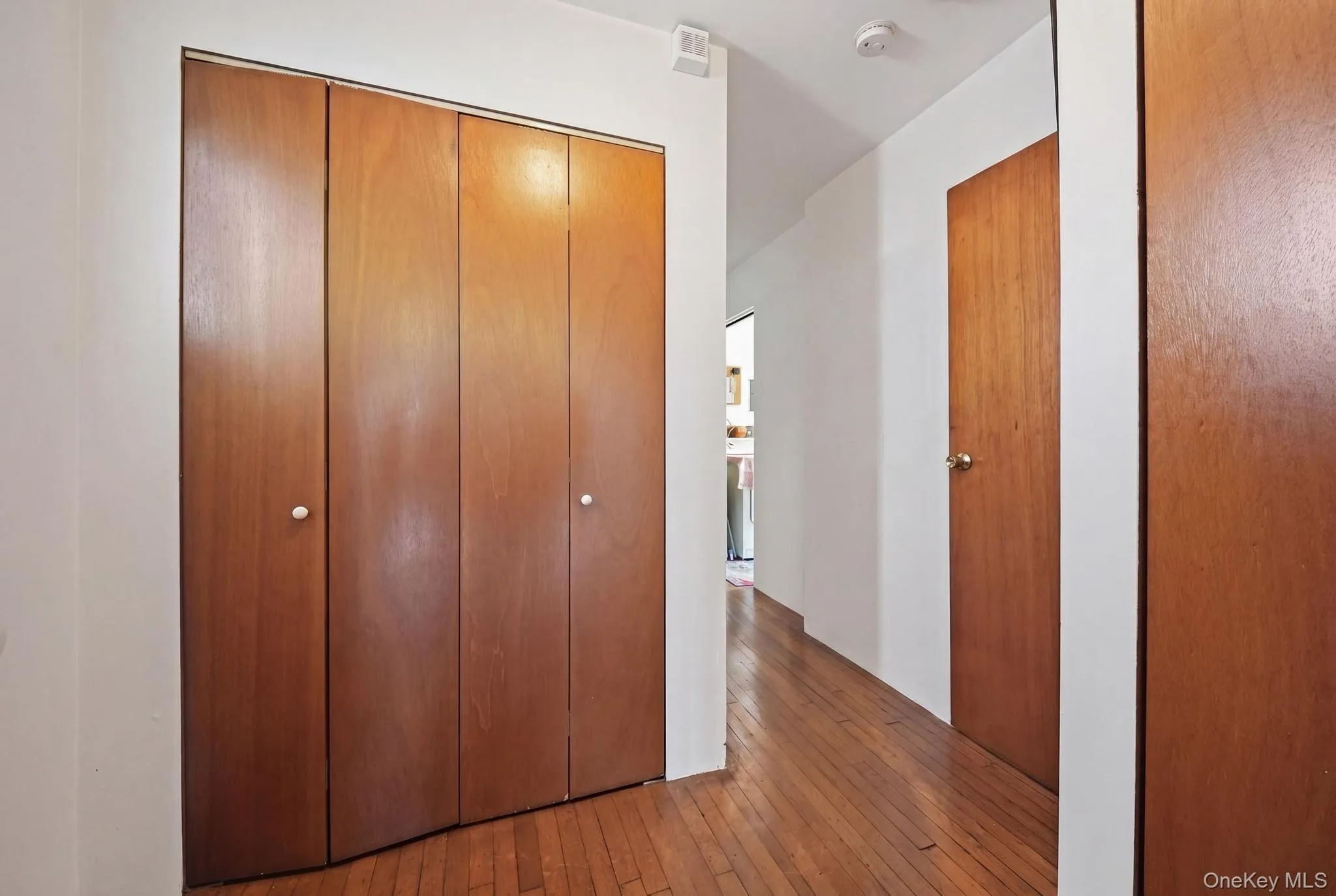 Hallway with extra closet space Hallway with extra closet space