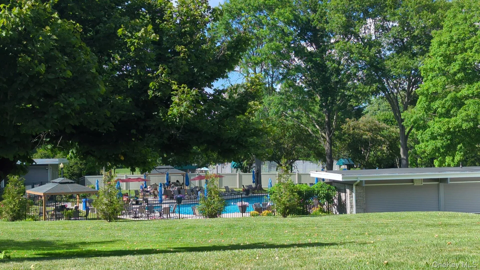 Community pool. Community pool.