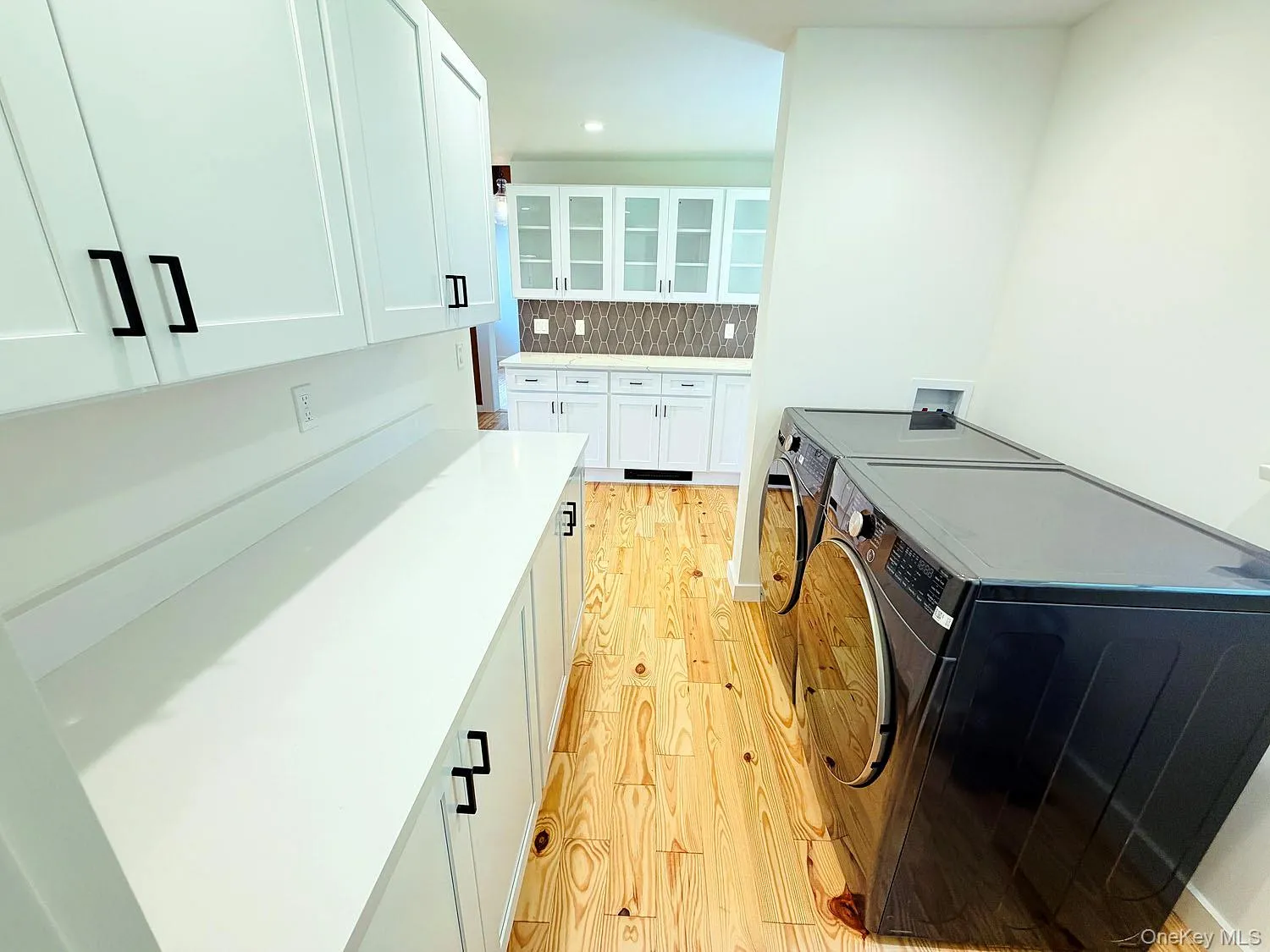Kitchen opens to the laundry room. Kitchen opens to the laundry room.