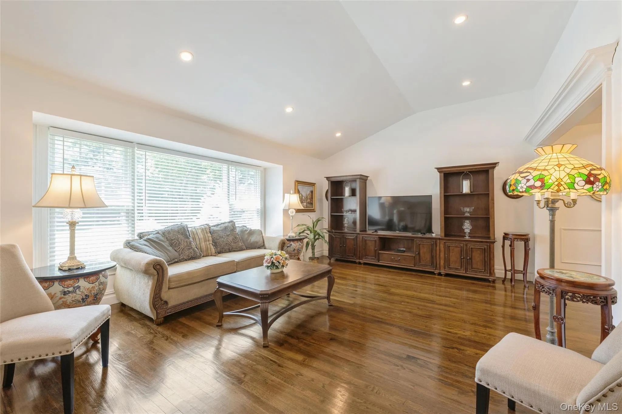 Living Room with cathedral ceilings Living Room with cathedral ceilings