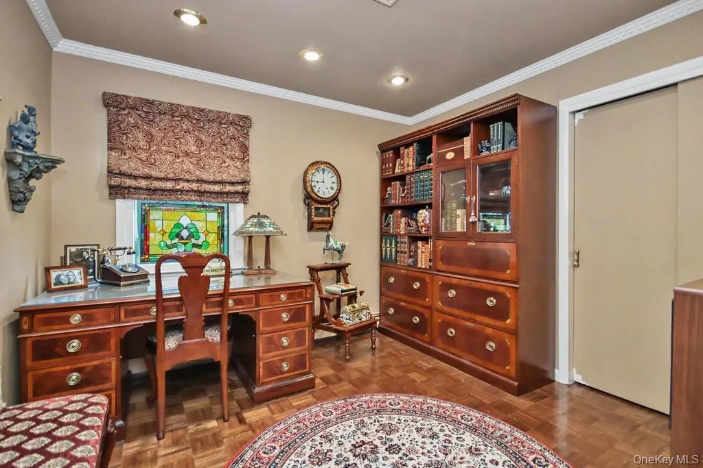 Second Bedroom has parquet floors and recessed lighting Second Bedroom has parquet floors and recessed lighting