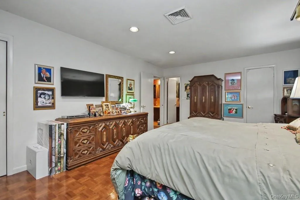 Primary bedroom has a walk in closet Primary bedroom has a walk in closet