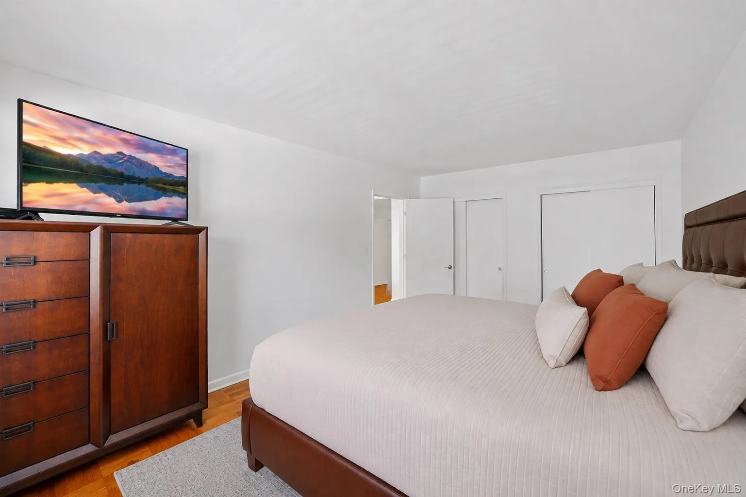 Virtually staged bedroom Virtually staged bedroom