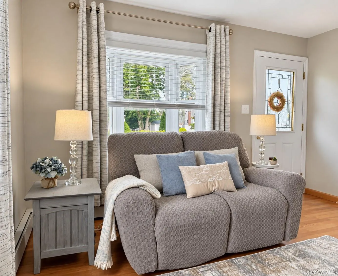 Bay Window, Decorative Glass Entry Door and Add'l Window Bay Window, Decorative Glass Entry Door and Add'l Window