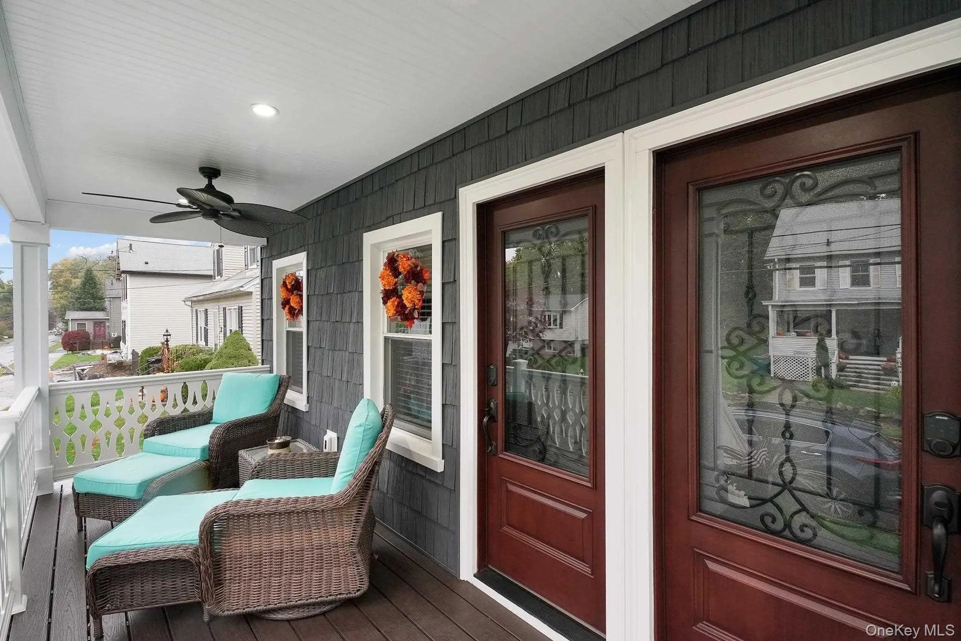 Front porch, door on right entrance to apartment #C Front porch, door on right entrance to apartment #C