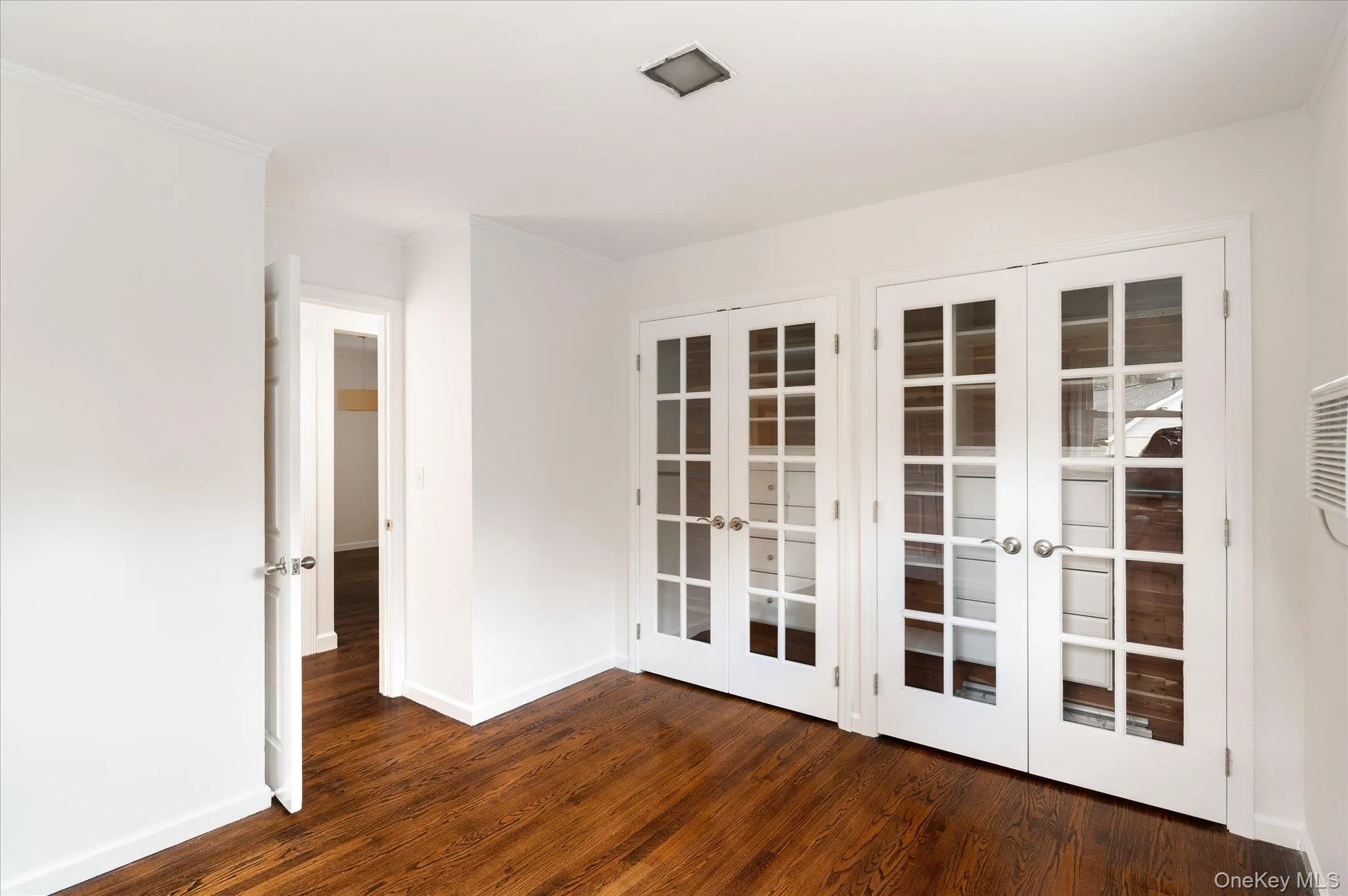 Bedroom with French Doors to Closet Bedroom with French Doors to Closet