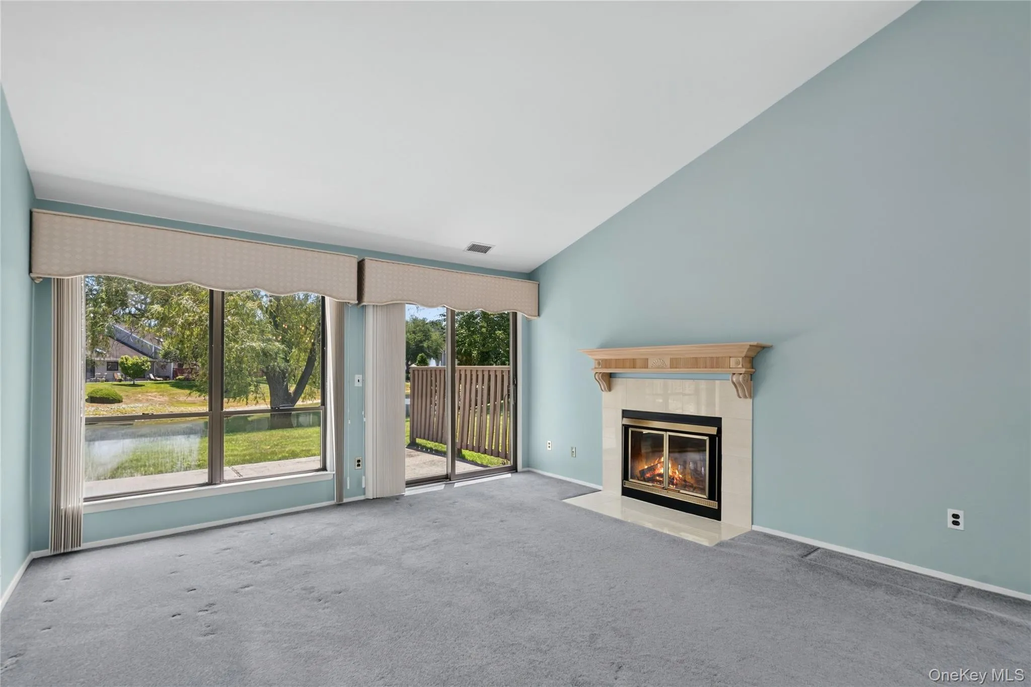 Open Concept Living Room with Vaulted Ceilings Open Concept Living Room with Vaulted Ceilings