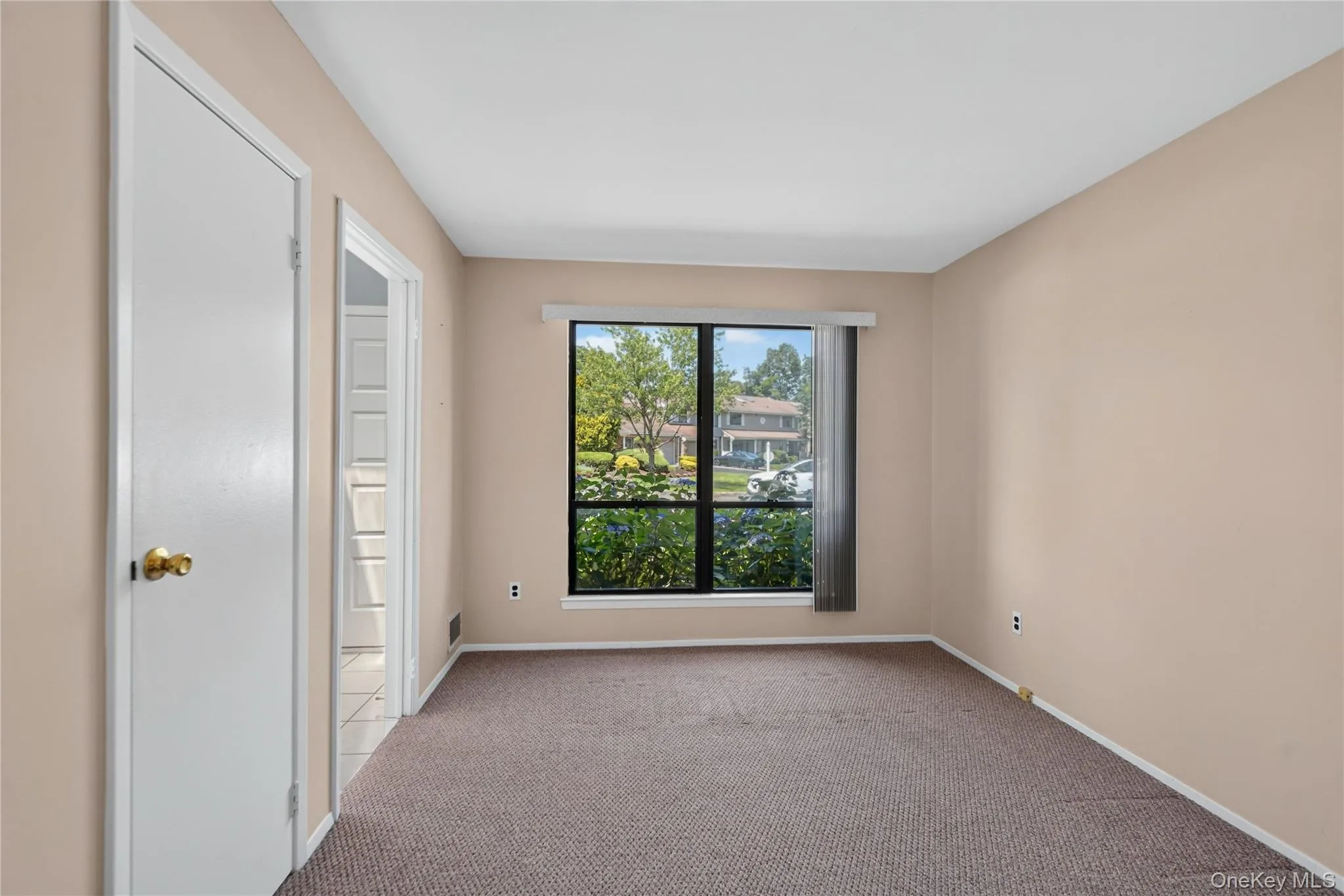 Bedroom overlooking peaceful pond view Bedroom overlooking peaceful pond view