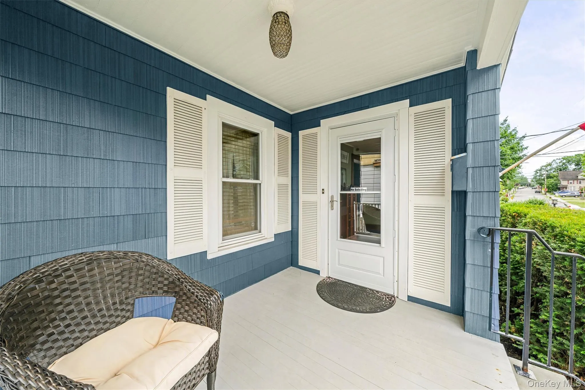 Covered front porch Covered front porch